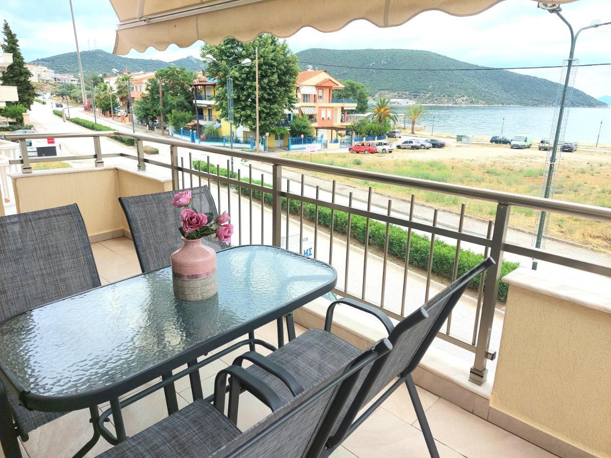 Myrsini'S Sea View Apartment Néa Péramos Exteriér fotografie